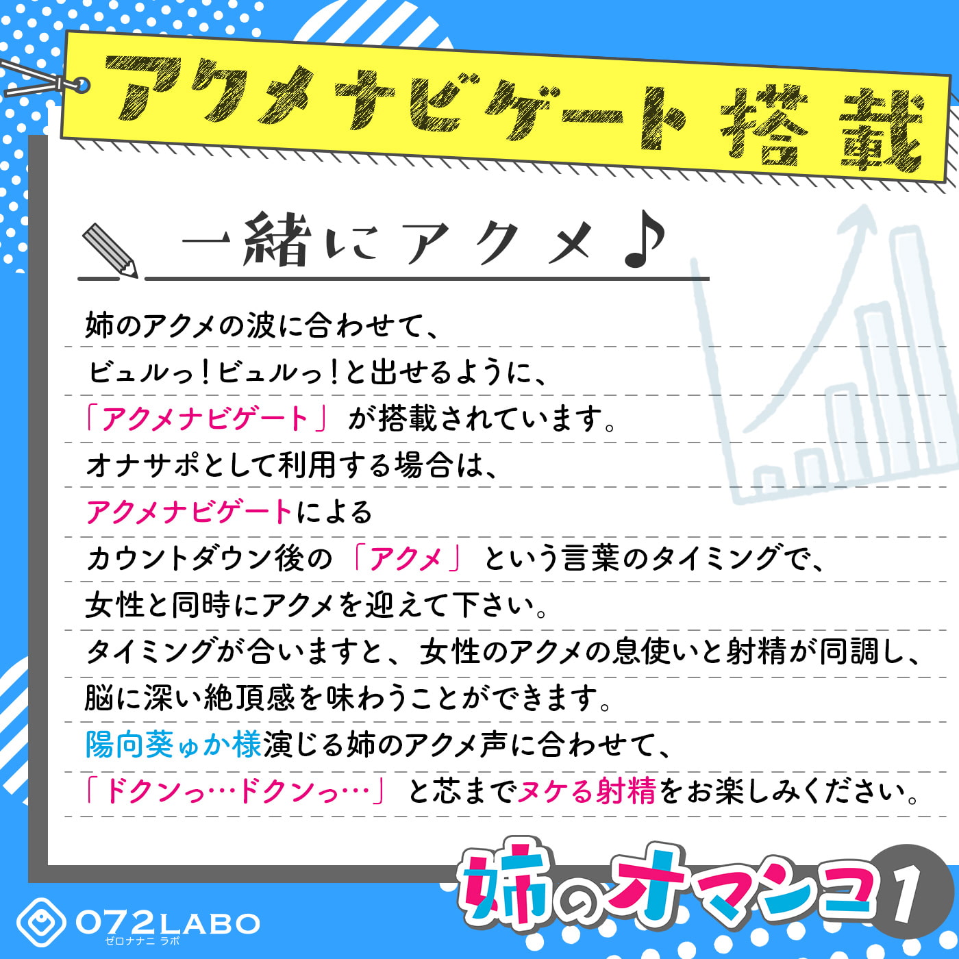 「大学のレポート協力を頼んでくる姉」姉のオマンコ1〜姉弟だから大丈夫〜【アクメナビゲート搭載】