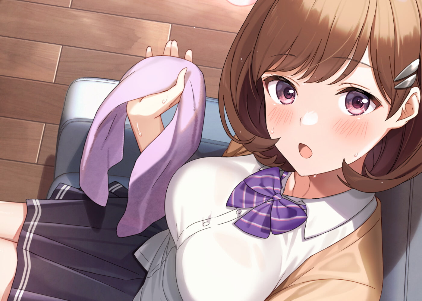 【髪拭き・耳かき・添い寝】お姉さん系幼馴染と過ごすまったり雨宿りタイム【CV.大西亜玖璃】