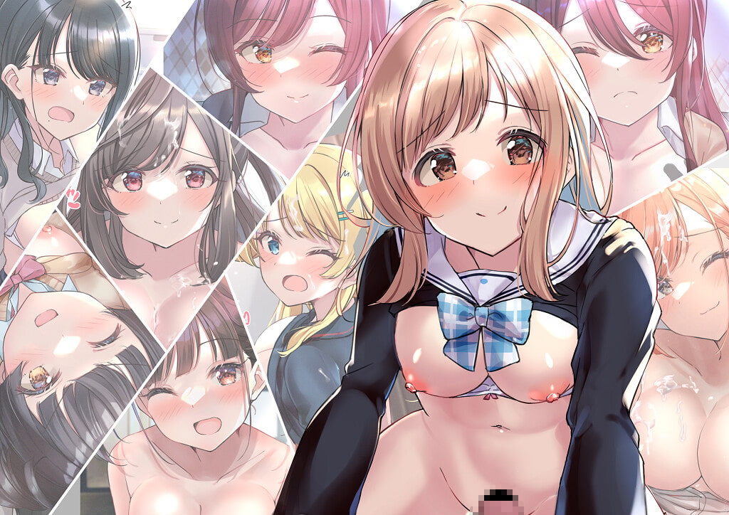 283プロのアイドル達と制服でラブラブえっちするCG集vol.1