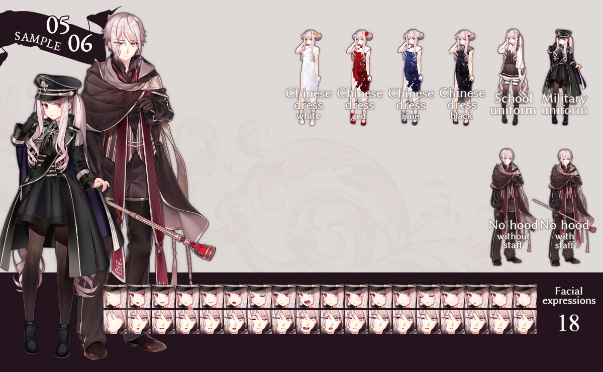 CHARACTER ART | Closet: Clothing pack 2021