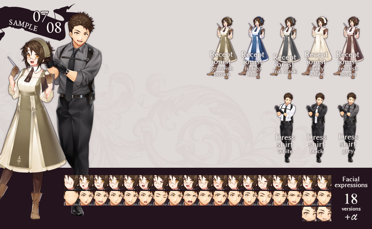 CHARACTER ART | Closet: Clothing pack 2021