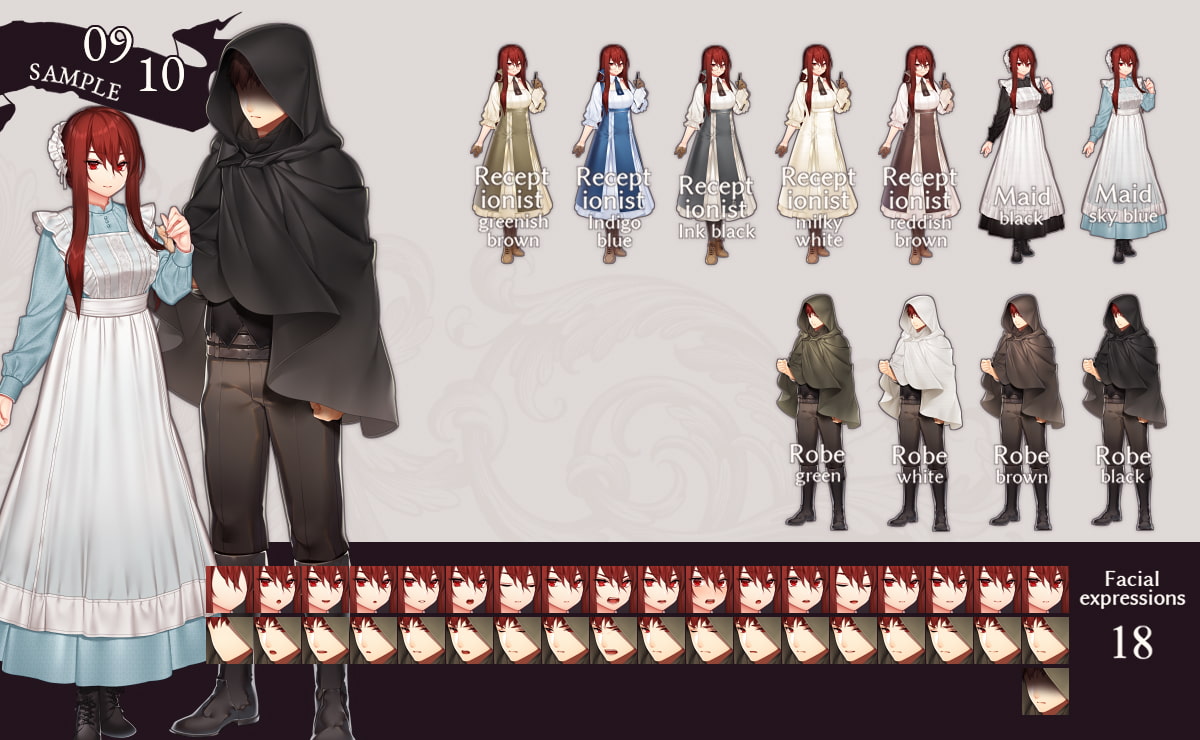 CHARACTER ART | Closet: Clothing pack 2021