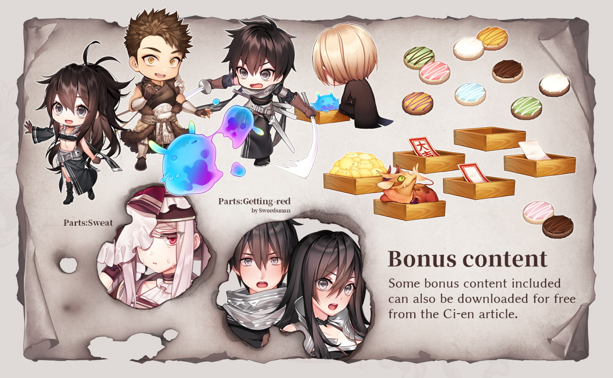 CHARACTER ART | Closet: Clothing pack 2021