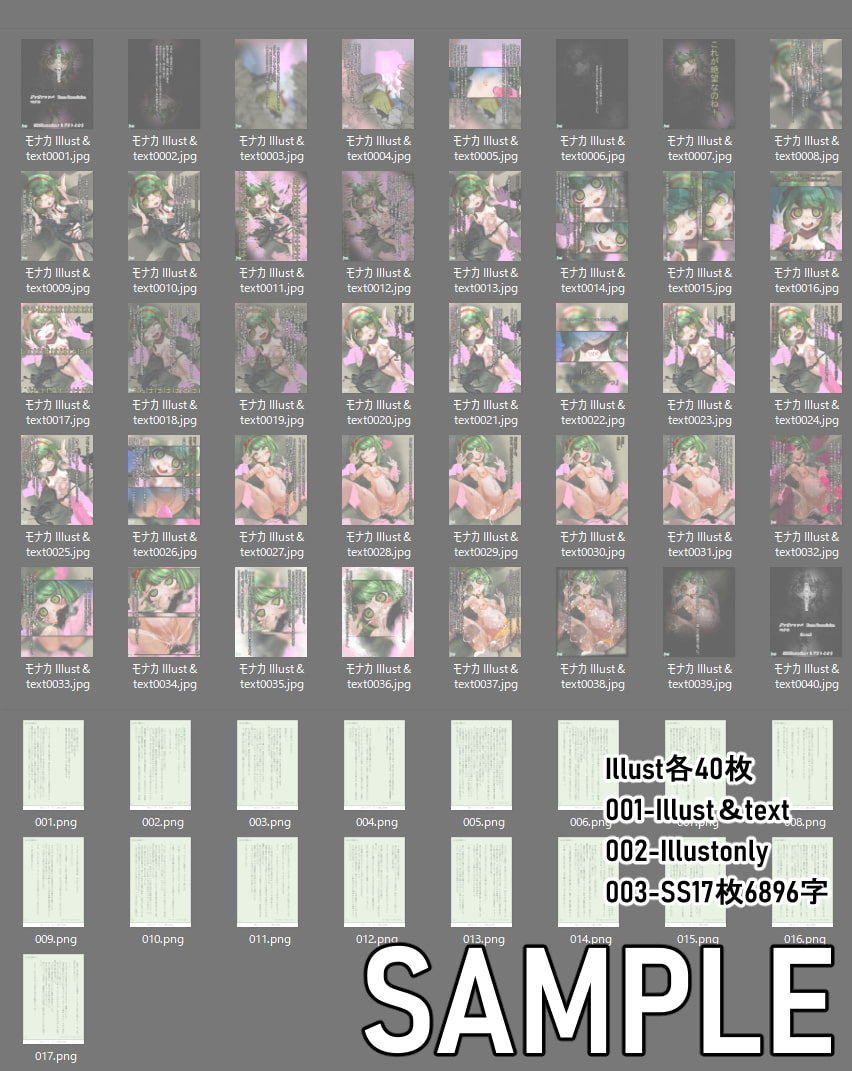 【ダンガ○ロンパ】被り物と魔物たち モ○カ For Commission