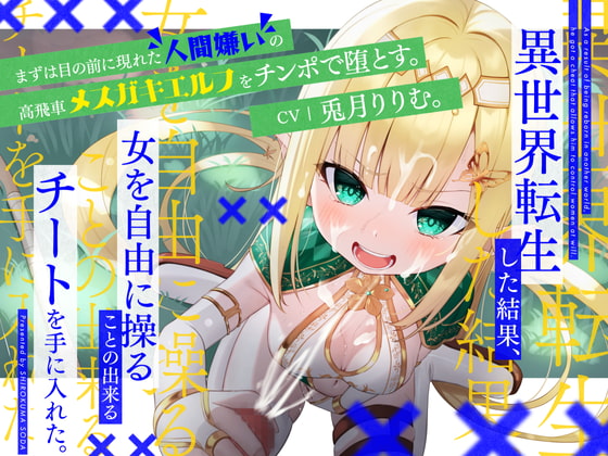 異世界転生した結果、女を自由に操ることの出来るチートを手に入れた。まずは目の前に現れた人間嫌いの高飛車メスガキエルフをチンポで堕とす。【28日間限定20%OFF】