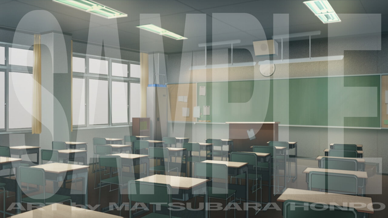 学校の教室【時間差分あり】