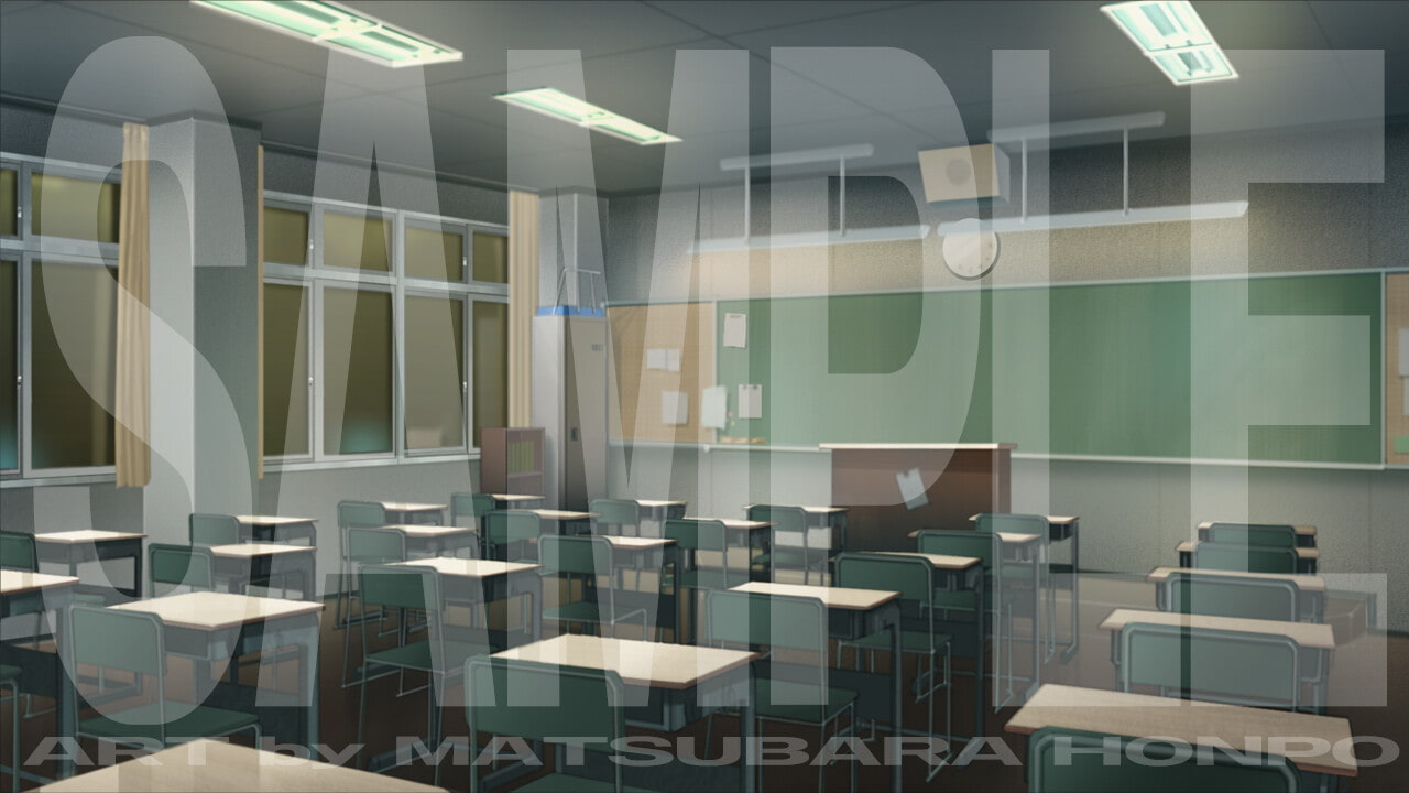 学校の教室【時間差分あり】