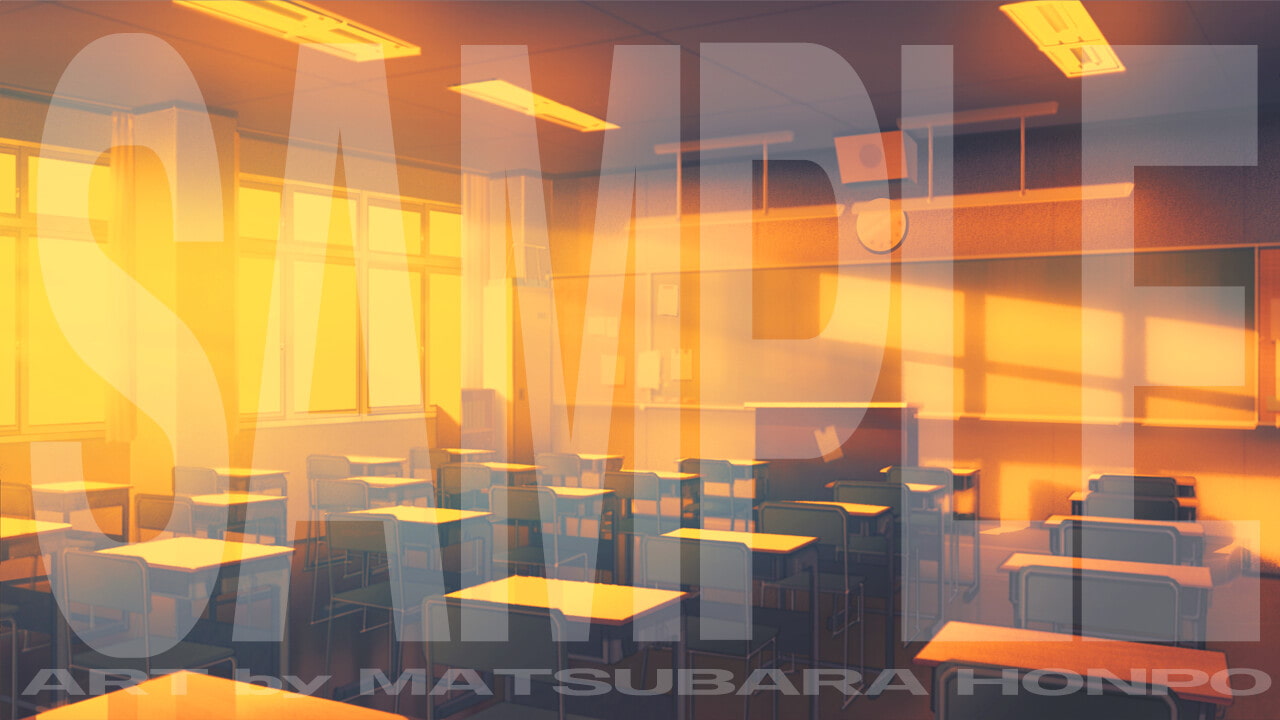 学校の教室【時間差分あり】