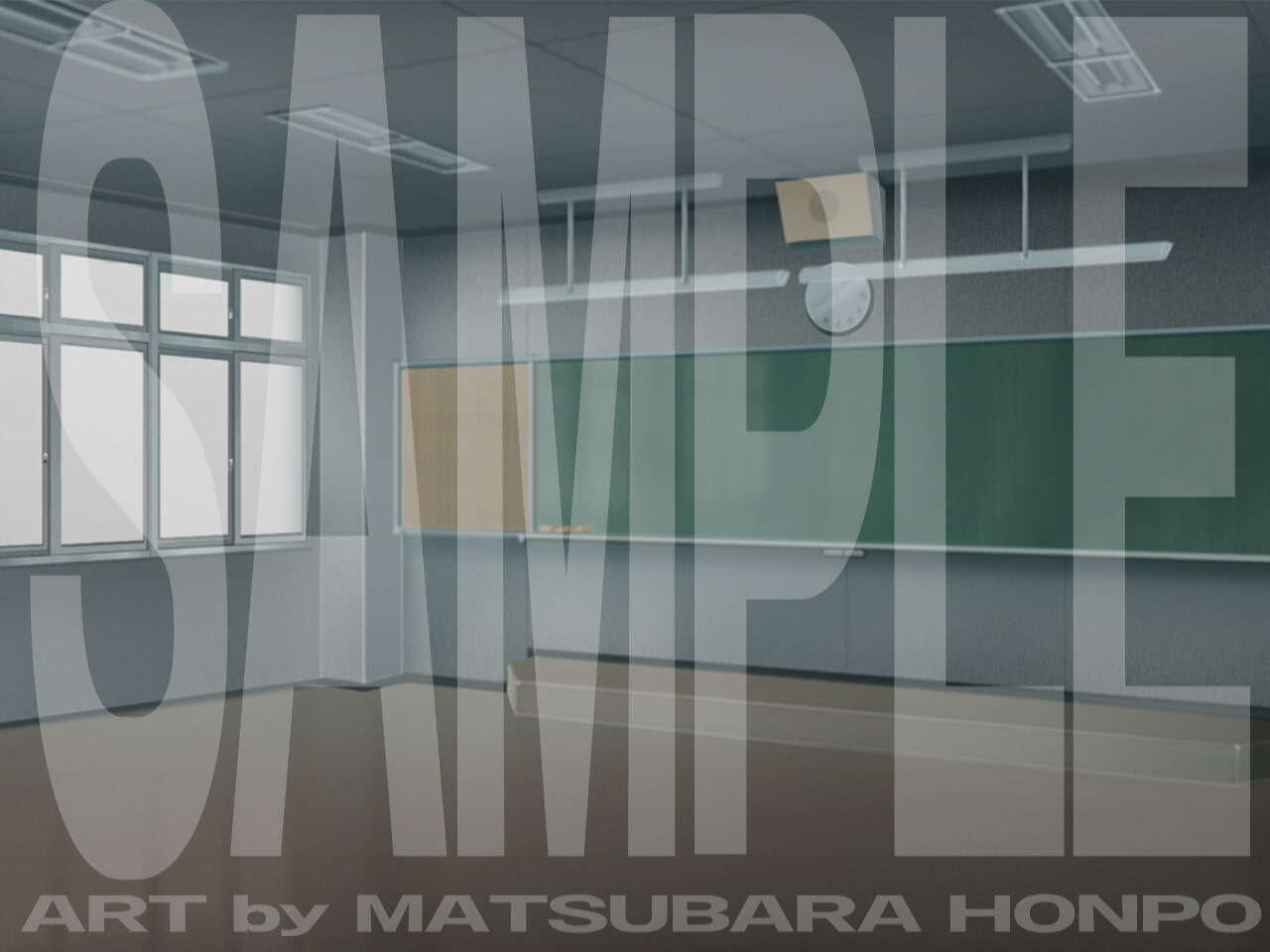 学校の教室【時間差分あり】