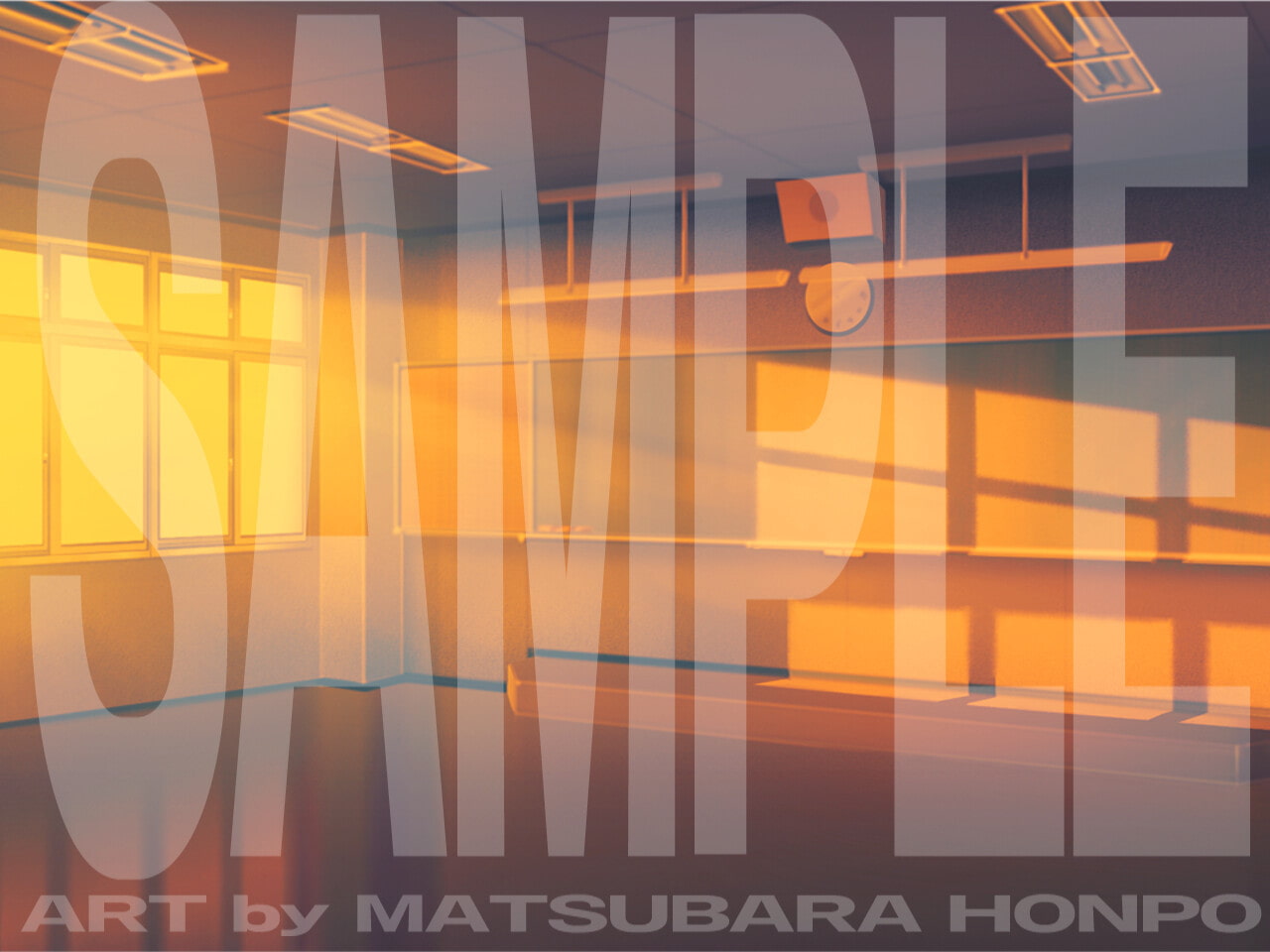 学校の教室【時間差分あり】