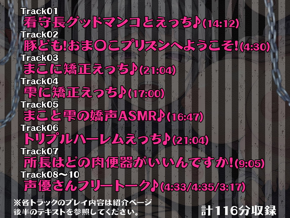 ドスケベおま〇こプリズン 男を騙すメスガキども、ゆるいのはま〇こだけにしとけ!【KU100バイノーラル】