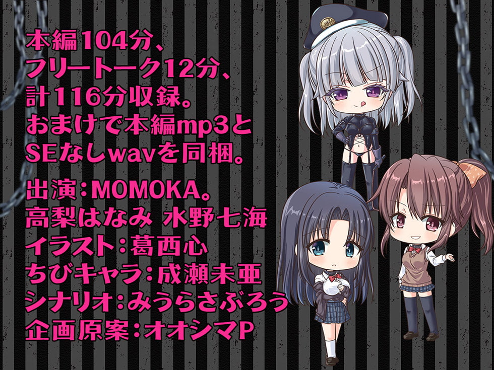 ドスケベおま〇こプリズン 男を騙すメスガキども、ゆるいのはま〇こだけにしとけ!【KU100バイノーラル】