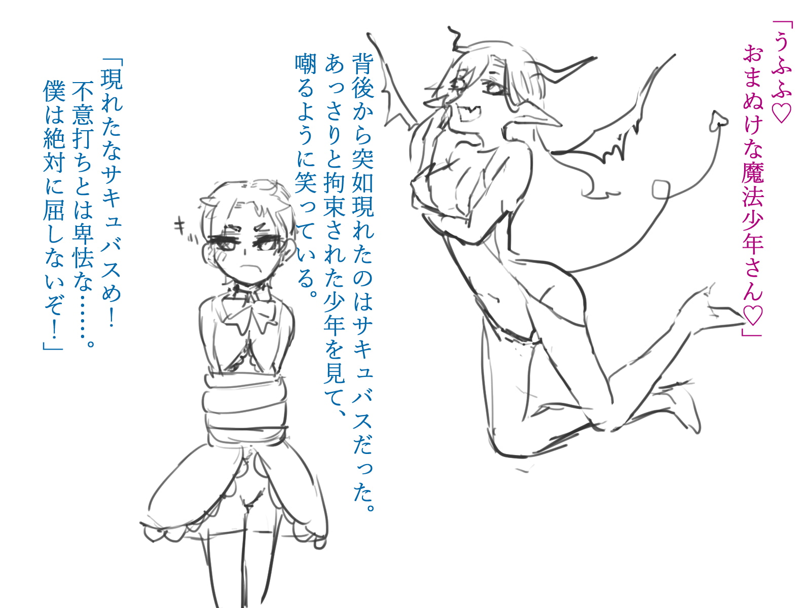 魔法少年が状態変化でサキュバスにめちゃくちゃにされる本