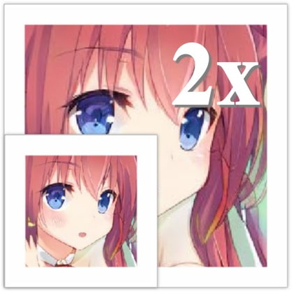 Waifu2x - AI Image Magnifier