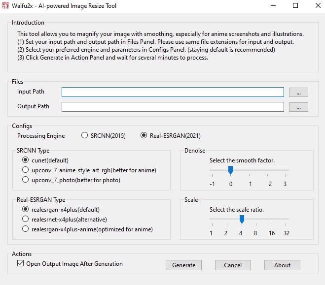 Waifu2x - AI Image Magnifier