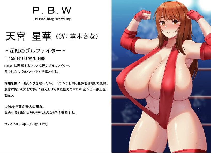 P.B.W. Vol.2 深紅のブルファイター登場!!P.B.W.ベルト争奪戦!!