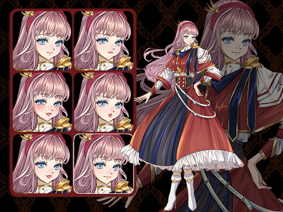 幻想風の少女の立ち絵