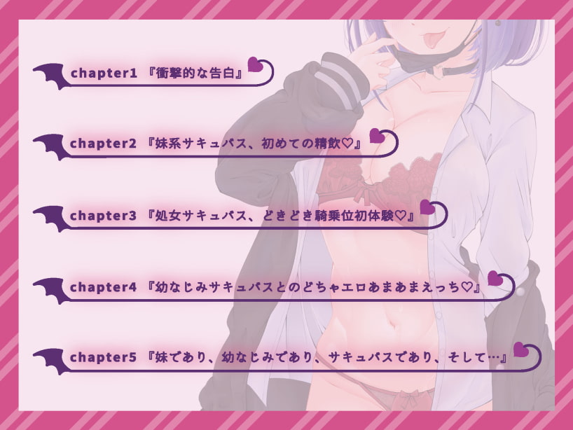 疎遠になっていた妹系幼なじみサキュバスとのえちえち♂♀搾精生活