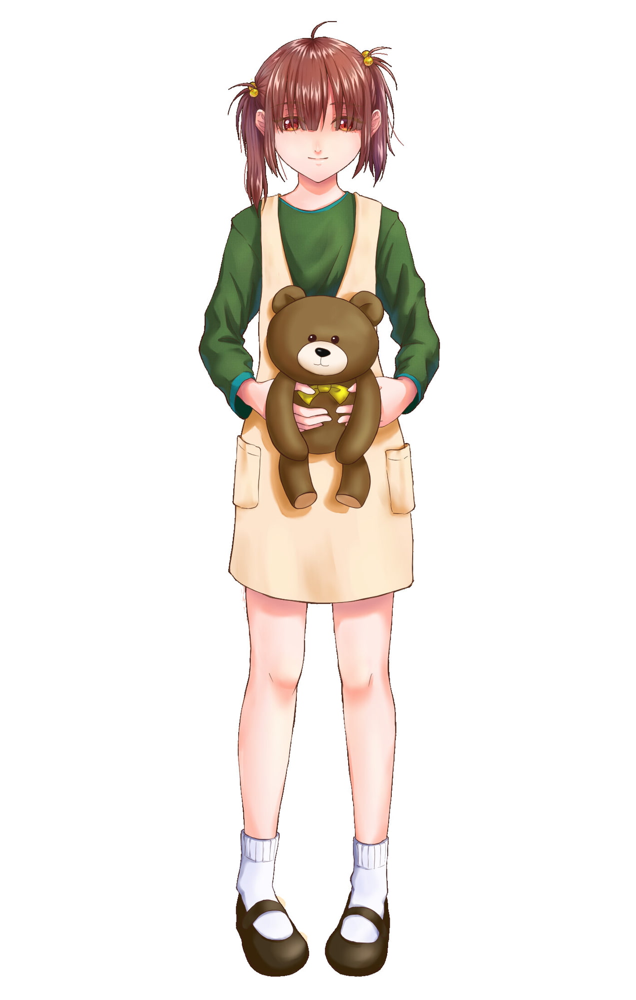 暗い雰囲気の幼い女の子