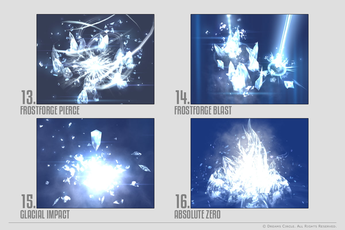 エフェクト素材集:EVFXフロストフォージ