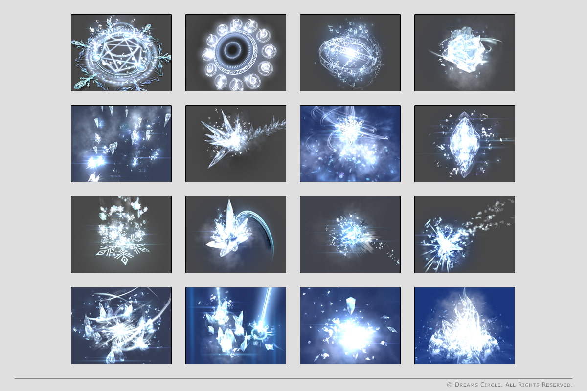エフェクト素材集:EVFXフロストフォージ