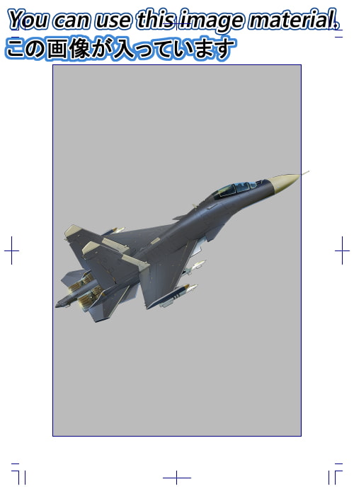 素材をどうぞ『戦闘機カラー』