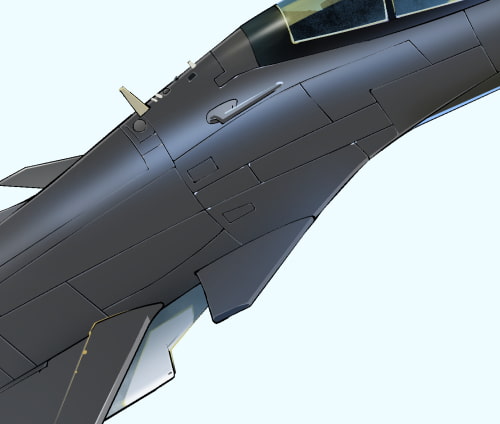 素材をどうぞ『戦闘機カラー』