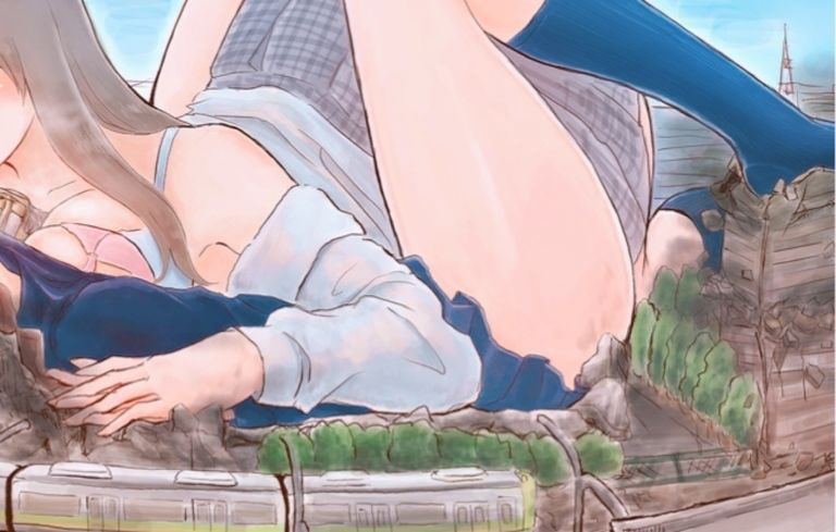 巨大娘過去絵まとめ