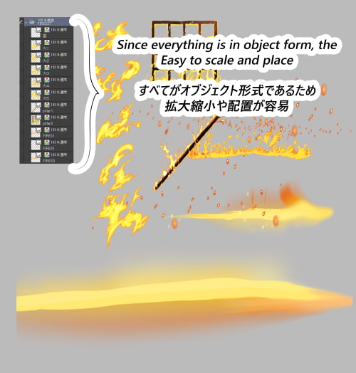 素材をどうぞ『火事の素材01』