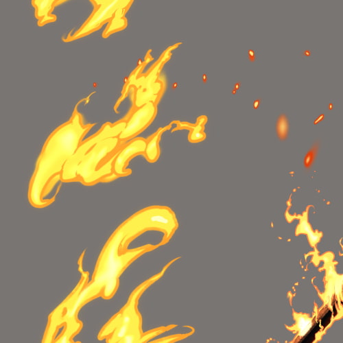 素材をどうぞ『火事の素材01』