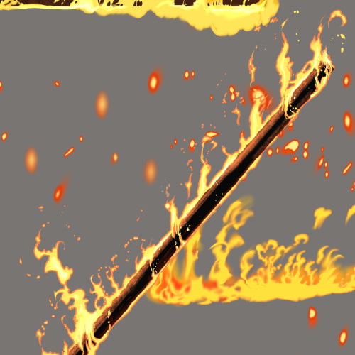 素材をどうぞ『火事の素材01』