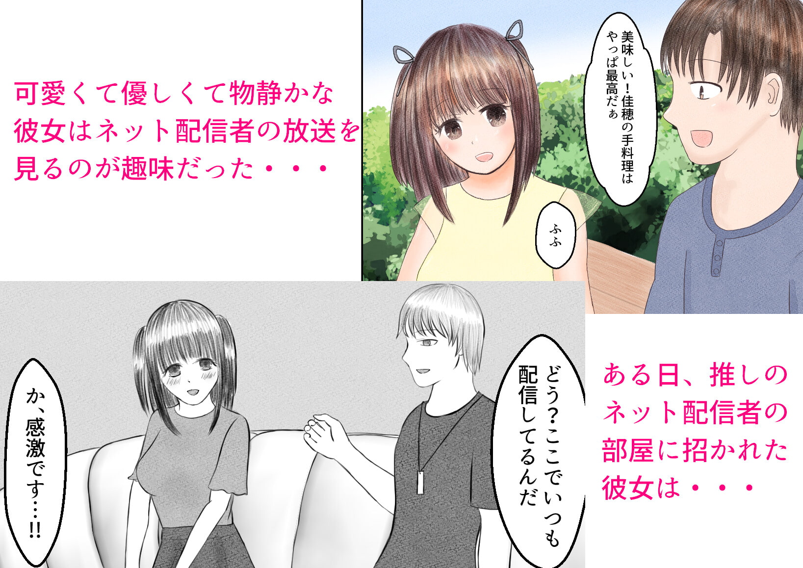 俺の彼女はネット配信者の子を孕む