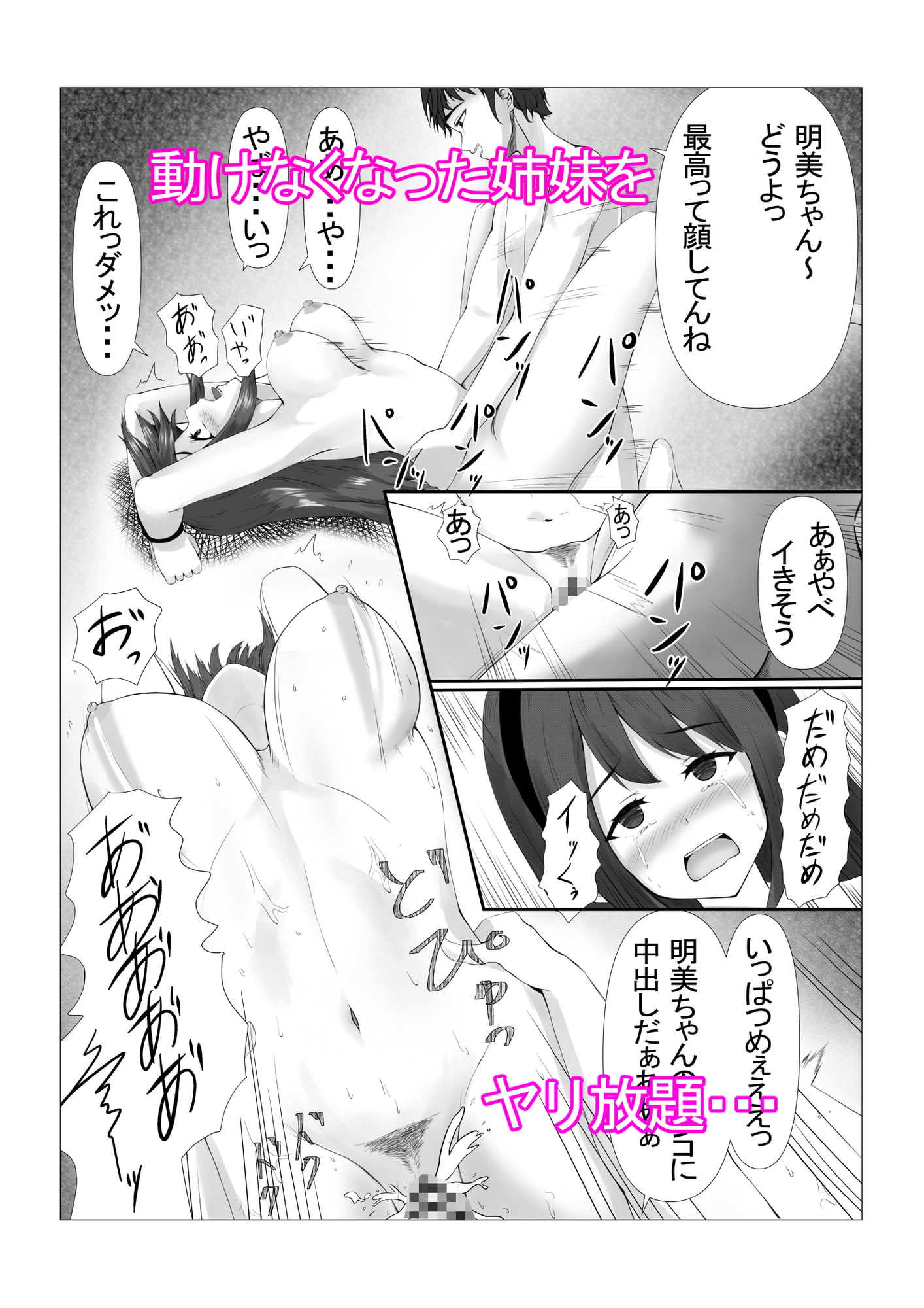 可愛い姉妹を睡眠レイ〇で寝取り計画