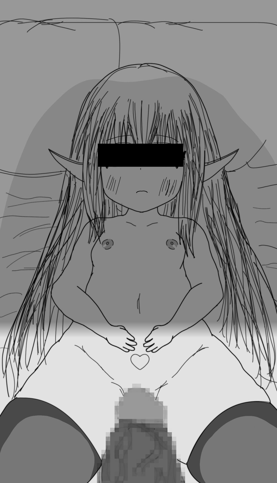 可愛いエルフちゃんを種付け孕ませ