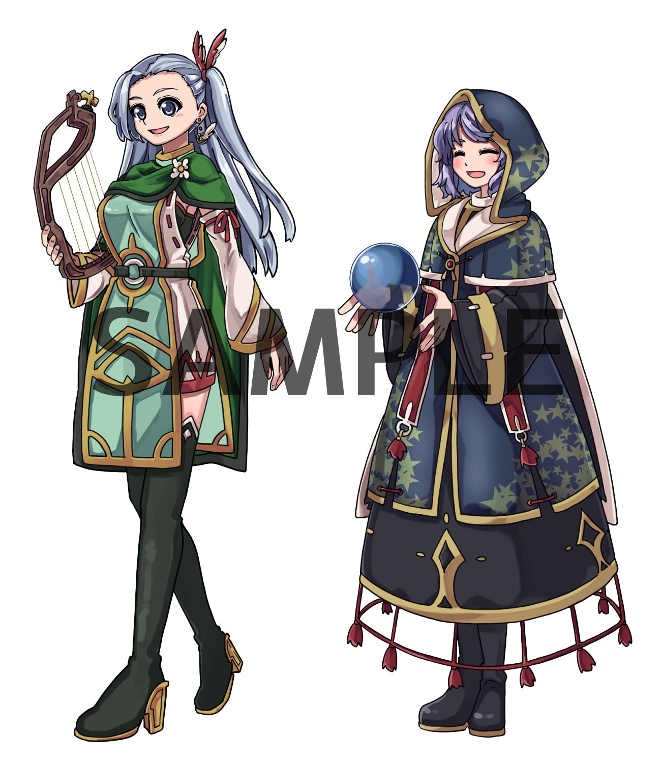 ファンタジーキャラクター 立ち絵素材 駆け出しセット Vol.3