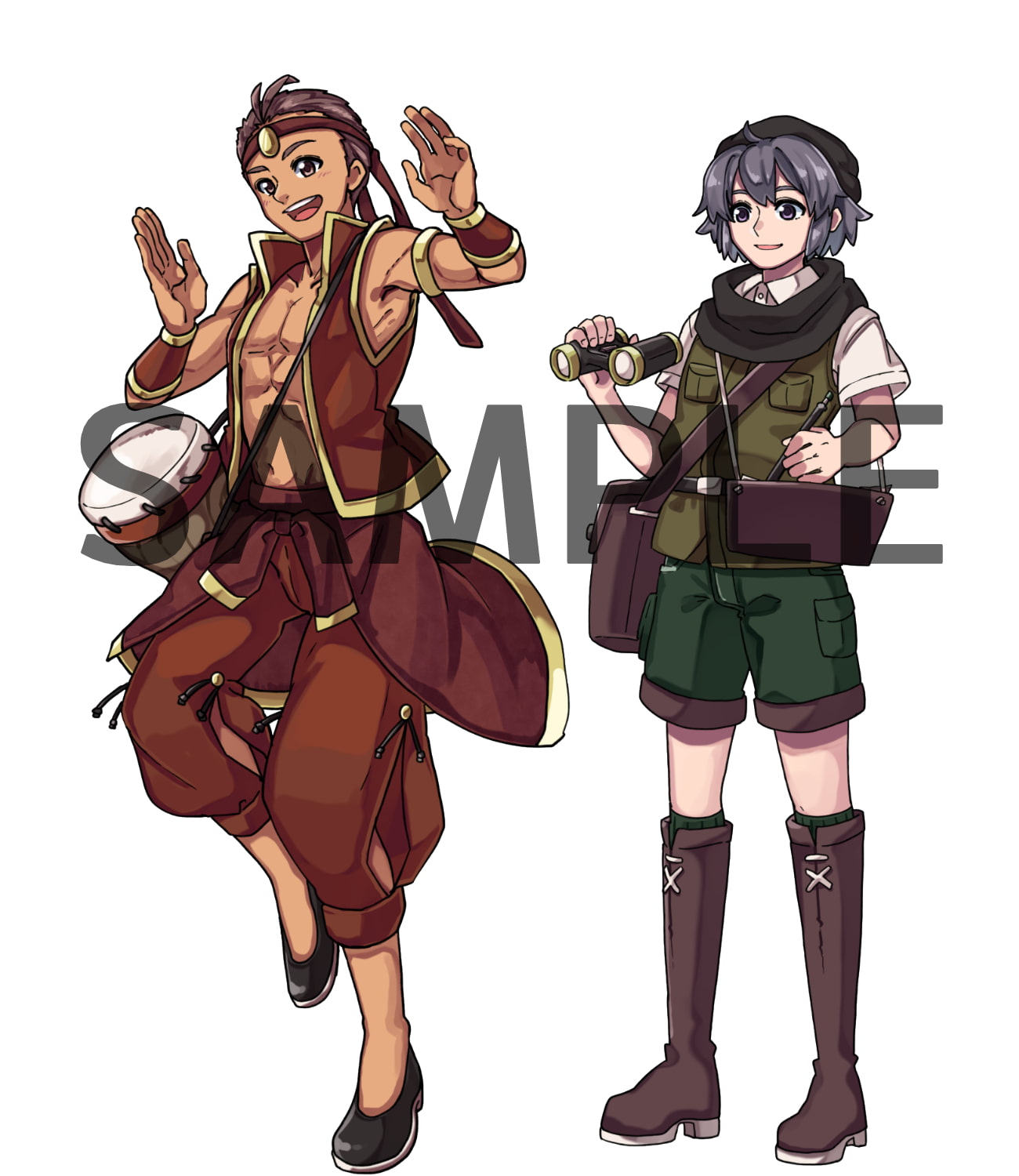 ファンタジーキャラクター 立ち絵素材 駆け出しセット Vol.3