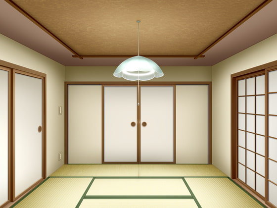 単品5種背景素材v25 和室(1)