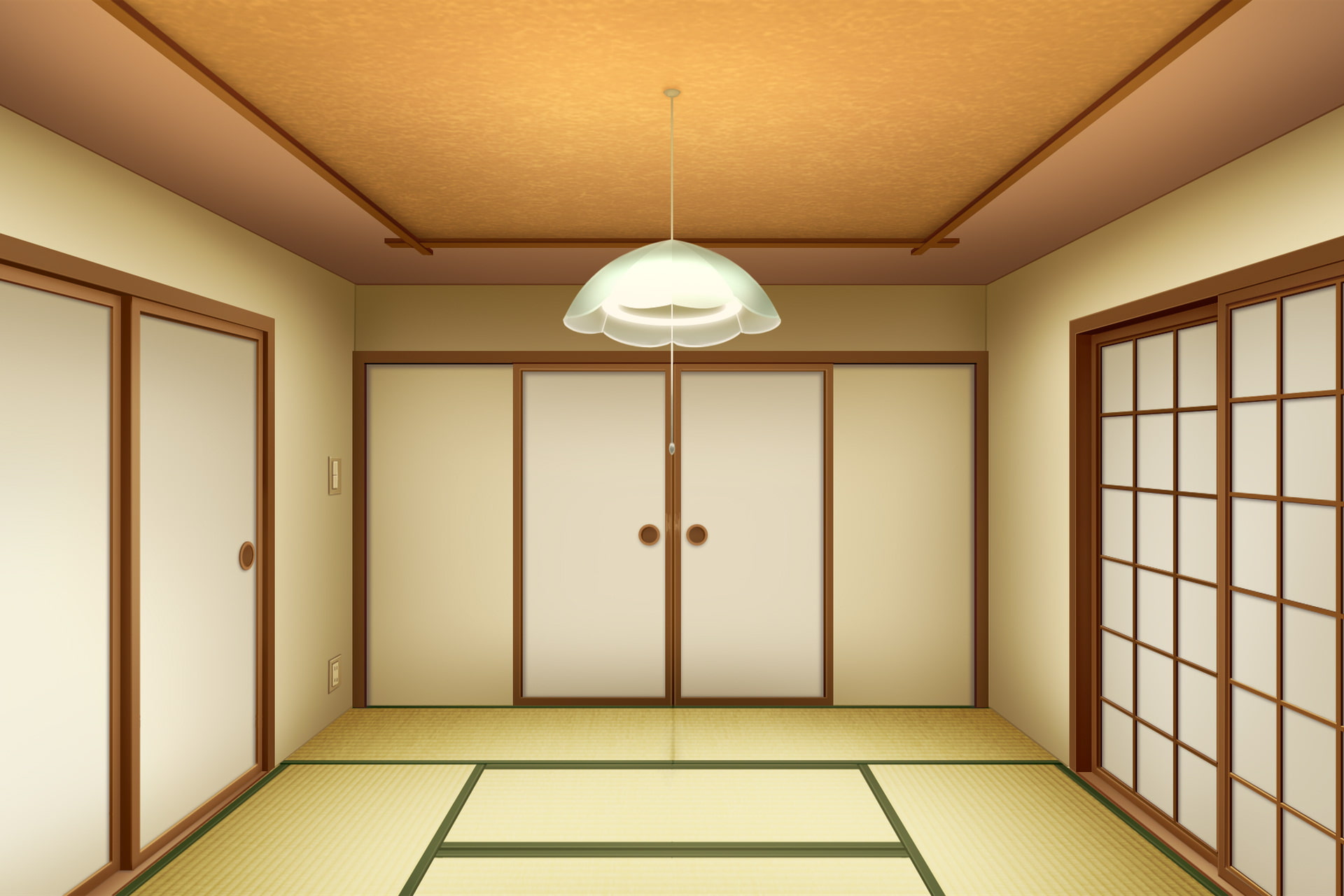 単品5種背景素材v25 和室(1)