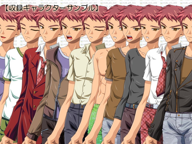 立ち絵素材集 Vol.14 兄貴系ヒーロー編