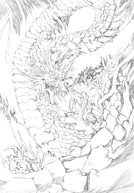 魚歌水心龍虎画集