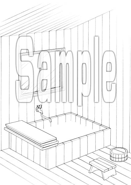 ビッグアイランド背景素材集『風呂トイレ編』