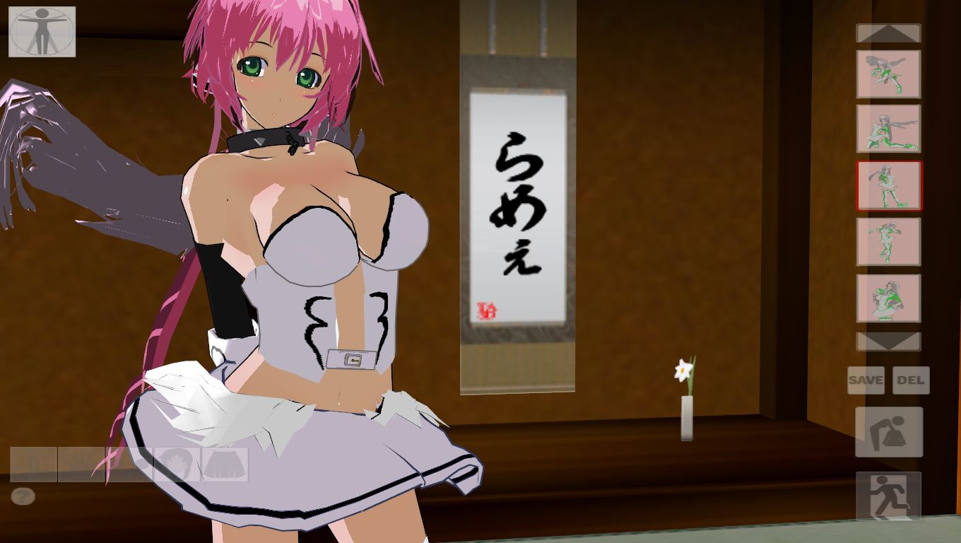 3Dカスタム少女 パーツセット そらの○とし○の イ〇〇ス(MMD追加他)Version 2