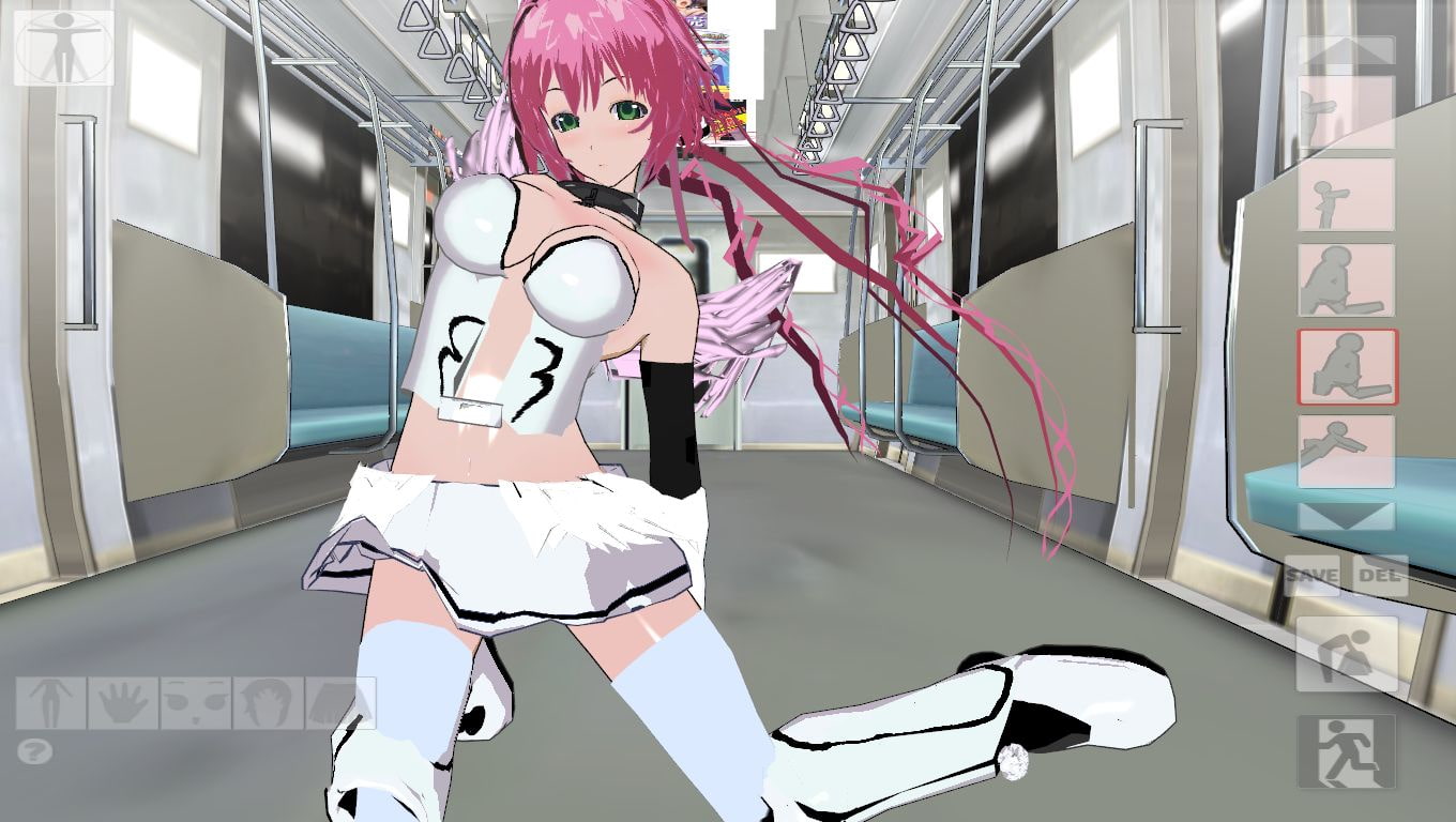 3Dカスタム少女 パーツセット そらの○とし○の イ〇〇ス(MMD追加他)Version 2