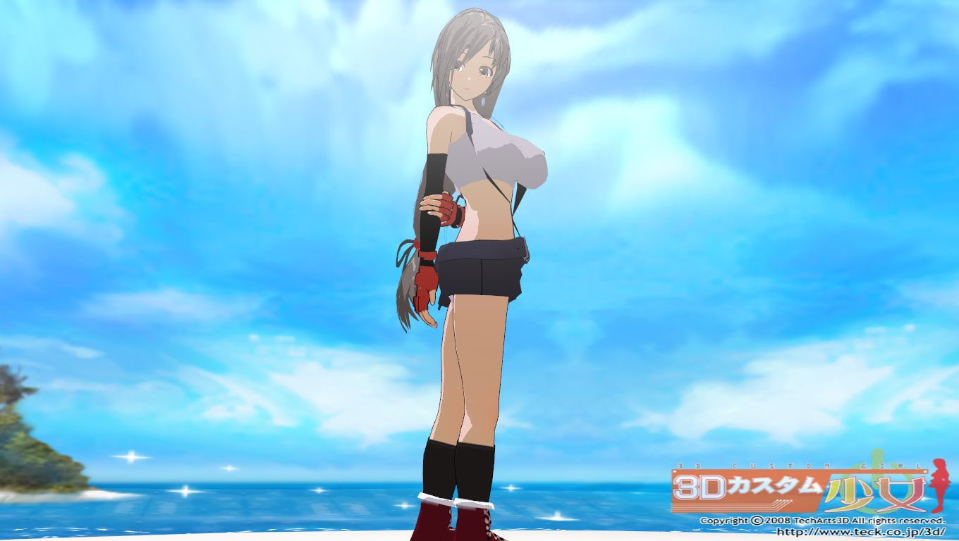 3Dカスタム少女 ファイナ〇ファンタジーのティフ〇