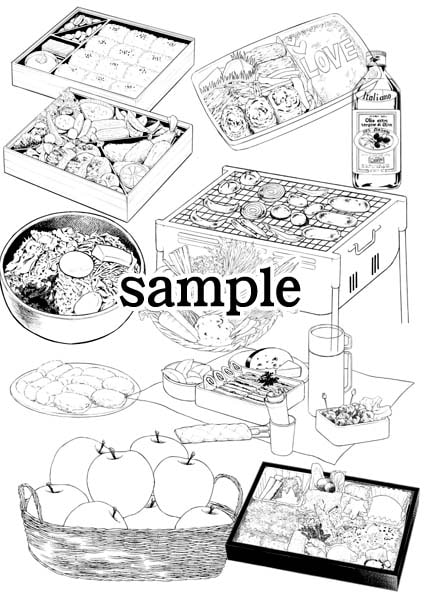 ビッグアイランド背景素材集『お弁当・その他編』