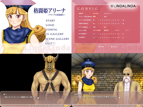 格闘姫アリ○ナ ～アリ○ナの淫乱修行～