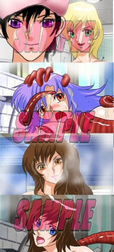爆乳戦士Bomber Breast 狙われた女子寮 魔物の捕食