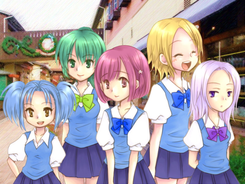 制服女の子キャラ素材集