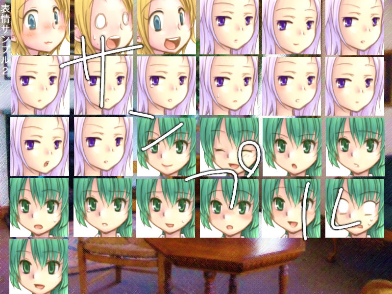 制服女の子キャラ素材集