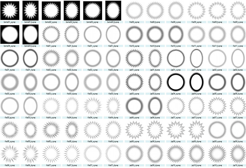 ふきだし素材集デジタルトーン